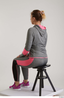  Mia Brown  1 dressed grey hoodie grey leggings pink sneakers sitting sports whole body 0002.jpg